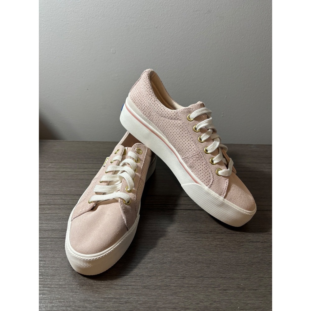 NWOT Jump‎ Kick Duo Suede Lace-up Sneaker Mauve Pink Keds Womens Size 7